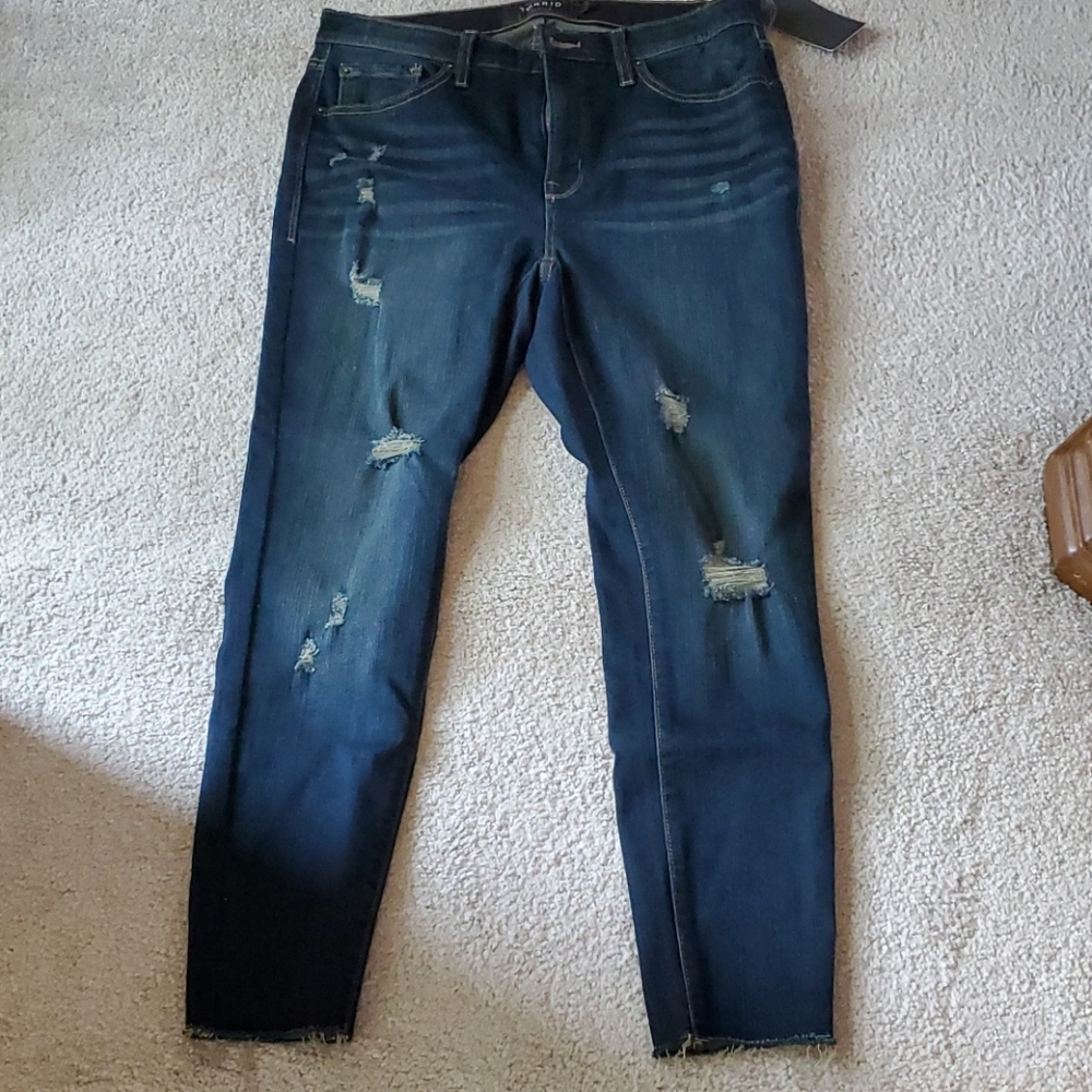 Torrid sky high tapered jeans